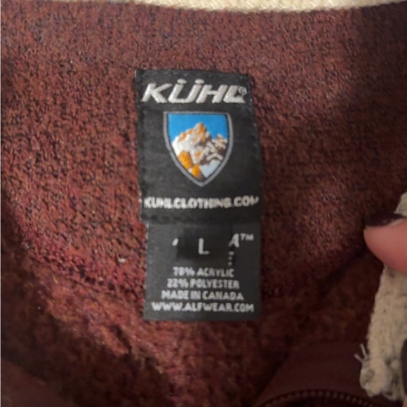Kuhl Brown Fleece Vest - Picture 2 of 3